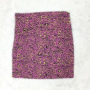 NWT Ultra Teeze hot pink leopard skirt